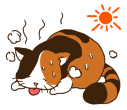 Mi-ke, the Calico Cat sticker #6621109