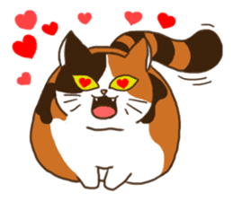 Mi-ke, the Calico Cat sticker #6621110