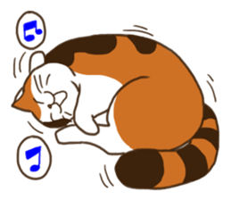 Mi-ke, the Calico Cat sticker #6621112
