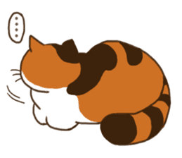 Mi-ke, the Calico Cat sticker #6621114