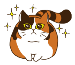 Mi-ke, the Calico Cat sticker #6621115