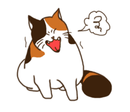 Mi-ke, the Calico Cat sticker #6621116