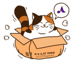 Mi-ke, the Calico Cat sticker #6621122