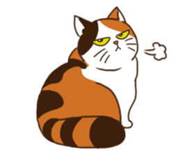 Mi-ke, the Calico Cat sticker #6621125