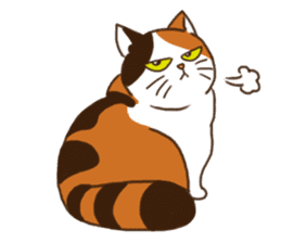 Mi-ke, the Calico Cat sticker #6621125