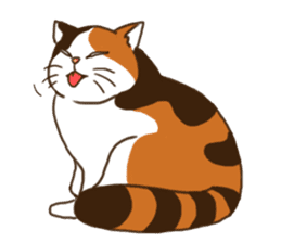 Mi-ke, the Calico Cat sticker #6621129