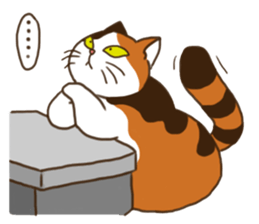 Mi-ke, the Calico Cat sticker #6621130