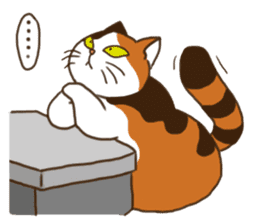 Mi-ke, the Calico Cat sticker #6621130
