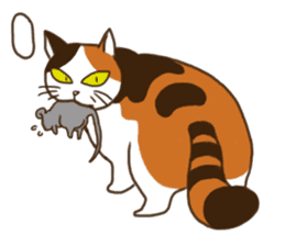 Mi-ke, the Calico Cat sticker #6621131