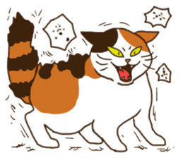 Mi-ke, the Calico Cat sticker #6621132