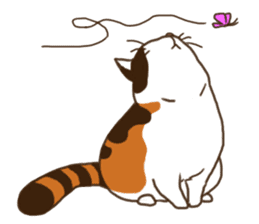 Mi-ke, the Calico Cat sticker #6621140