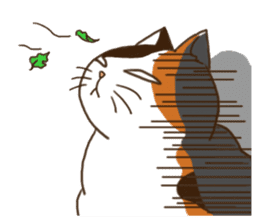 Mi-ke, the Calico Cat sticker #6621141