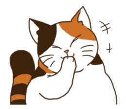 Mi-ke, the Calico Cat sticker #6621142