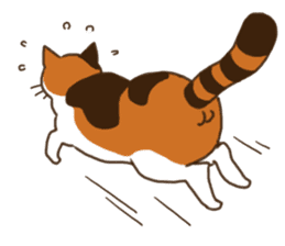 Mi-ke, the Calico Cat sticker #6621143