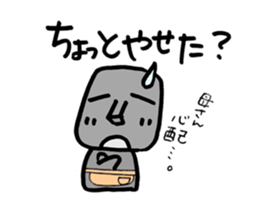 My moai mother and son 3. sticker #6621233