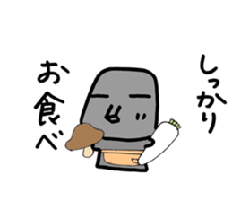 My moai mother and son 3. sticker #6621241