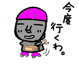 My moai mother and son 3. sticker #6621242