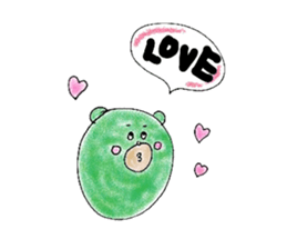 Gummy candy bear sticker #6621353