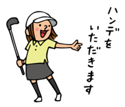 Enjoy golf. sticker #6621515