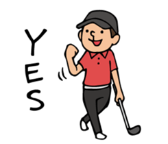 Enjoy golf. sticker #6621534