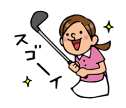 Enjoy golf. sticker #6621538