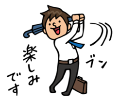 Enjoy golf. sticker #6621543