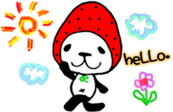 STRAWBERRY PANDA : ENGLISH Ver. sticker #6621556