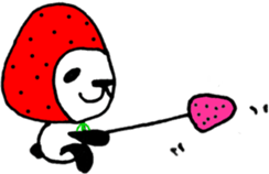 STRAWBERRY PANDA : ENGLISH Ver. sticker #6621569