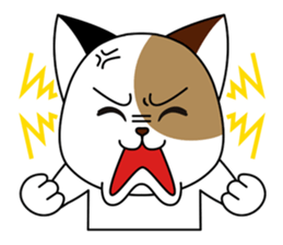 Cute cat and paraglider sticker #6622030