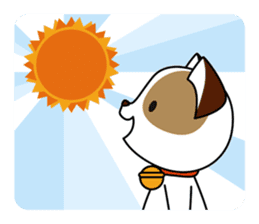 Cute cat and paraglider sticker #6622037