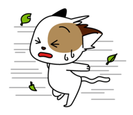 Cute cat and paraglider sticker #6622040