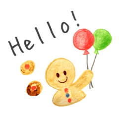 Kawaii Ginger breadman(English)