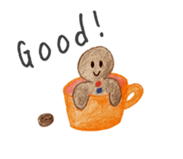 Kawaii Ginger breadman(English) sticker #6622784