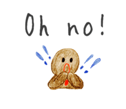 Kawaii Ginger breadman(English) sticker #6622785