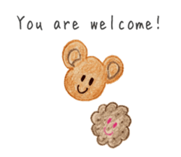 Kawaii Ginger breadman(English) sticker #6622794