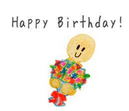 Kawaii Ginger breadman(English) sticker #6622795