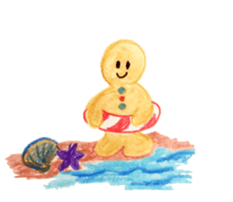 Kawaii Ginger breadman(English) sticker #6622809