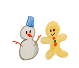 Kawaii Ginger breadman(English) sticker #6622811