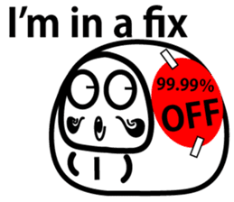 Lucky Daruma Doll 6 sticker #6622827