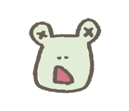 Flog's face sticker #6623013