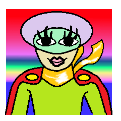 Detective wearing an eye mask