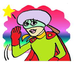 Detective wearing an eye mask sticker #6623616