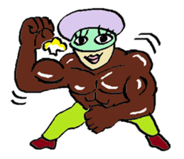 Detective wearing an eye mask sticker #6623633