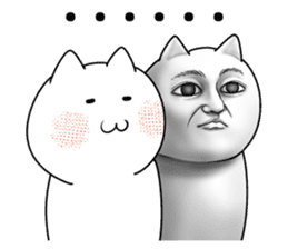 CATMAN and cute cat sticker #6623857