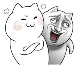CATMAN and cute cat sticker #6623867