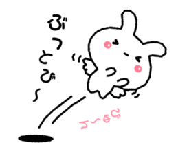 Loose " Usa chan " greeting1 sticker #6624469