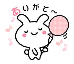 Loose " Usa chan " greeting1 sticker #6624490