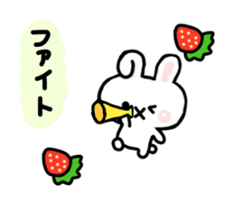 Rabbit Strawberry 2 sticker #6625027