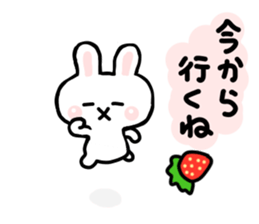 Rabbit Strawberry 2 sticker #6625029