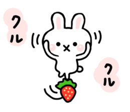 Rabbit Strawberry 2 sticker #6625030